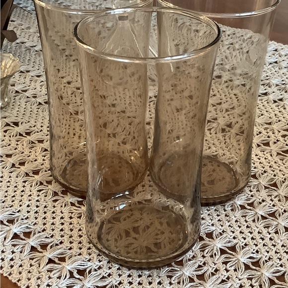 Vintage set of six Libbey Smoky Brown glasses - Picture 3 of 4